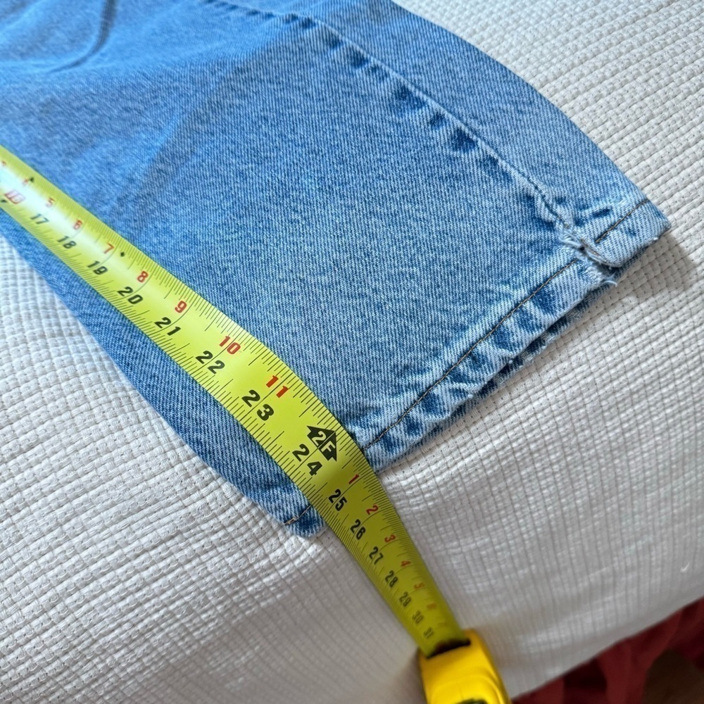 Vintage Orange Tab Levi’s Light Wash Tapered Leg High Rise 24 inch Waist - Picture 8 of 11